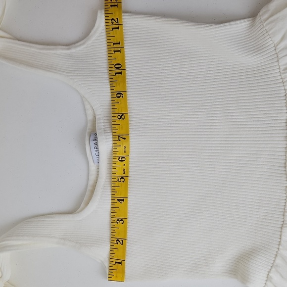 Lucy Paris Briela Tank Dress Linen Blend Skirt With Pockets Size S - Picture 9 of 12